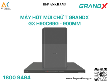 Máy hút mùi áp tường Grand X GX H90C69G - Made in Malaysia
